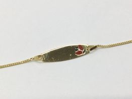 esclava oro 18k 