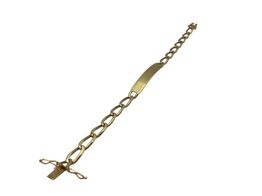 esclava oro 18k con circonita 