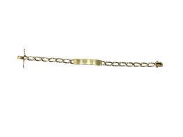 esclava oro 18k con circonita 