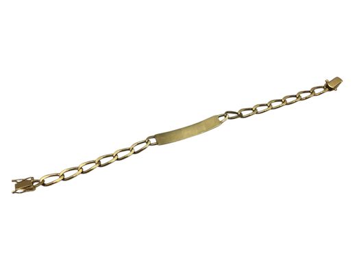 esclava oro 18k con circonita 