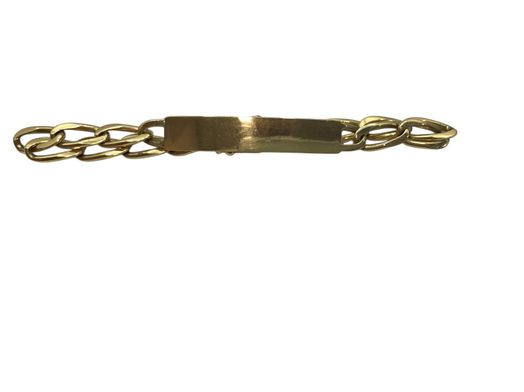 esclava oro 18k con circonita 