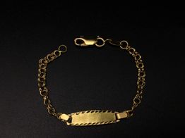esclava oro 18k 