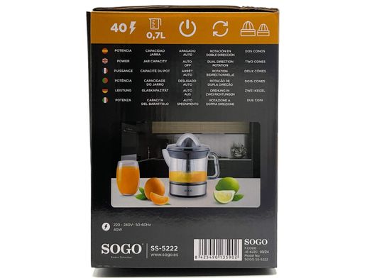 exprimidor citricos sogo exp-ss-5222