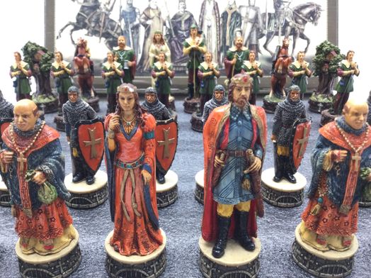 fichas ajedrez the chessmen robin hood