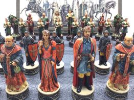 fichas ajedrez the chessmen robin hood