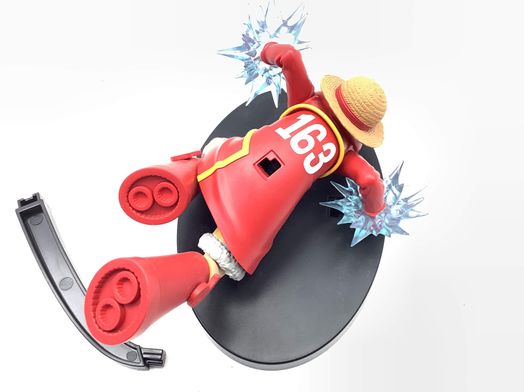 figura accion bandai monkey d luffy battle record collection