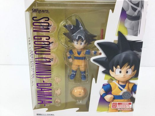 figura accion bandai son goku mini daima