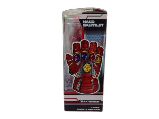 figura de a&ccedil;&atilde;o cosbaby nano gauntlet (hulk version)