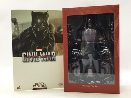 figura accion hot toys marvel civil war captain america black panther mms363