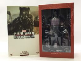 figura accion hot toys marvel civil war captain america black panther mms363