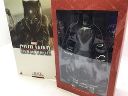 figura accion hot toys marvel civil war captain america black panther mms363