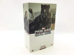 figura accion hot toys marvel civil war captain america black panther mms363