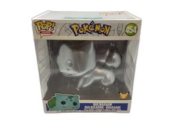 figura accion funko bulbasaur silver metallic #454