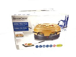 horno pizza silvercrest horno para pizza con c&uacute;pula de terracota