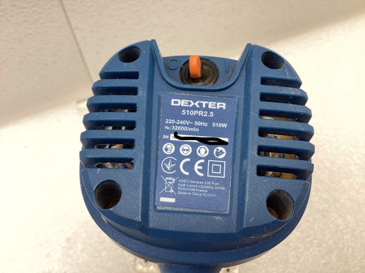 fresadora dexter 510pr2.5