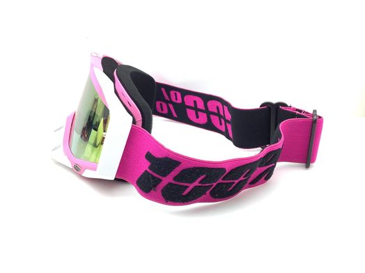 gafas motorista 100% rosa