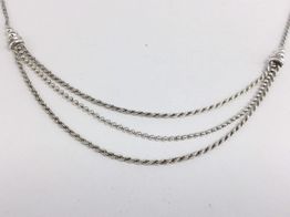 gargantilla plata 925mm 22cm 