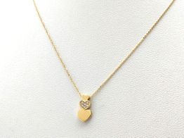 gargantilla oro 18k con circonita 22cm 