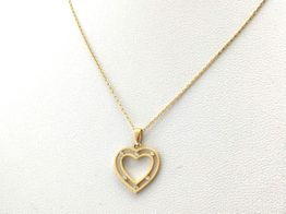 gargantilla oro 18k con circonita 22cm 