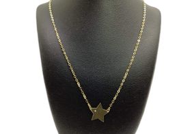 gargantilla oro 18k con diamante 21cm 