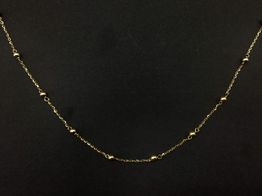gargantilla oro 18k 22cm 