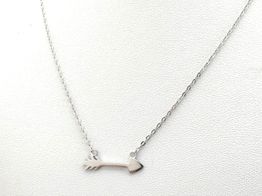 gargantilla plata 925mm con circonita 22cm 