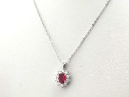 gargantilla plata 925mm con circonita 22cm 