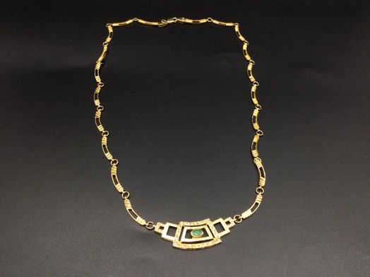 gargantilla oro 18k 24cm 
