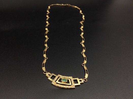 gargantilla oro 18k 24cm 