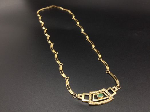 gargantilla oro 18k 24cm 