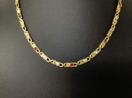 gargantilla oro 18k 27cm 