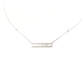 gargantilla oro 18k con diamante 21cm 