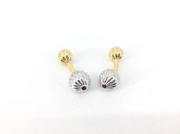 gemelos oro 18k con onix 