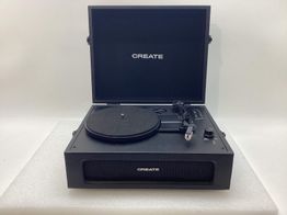 giradiscos create tocadiscos port&aacute;til tipo maleta