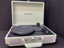 giradiscos crosley crusier plus verde menta