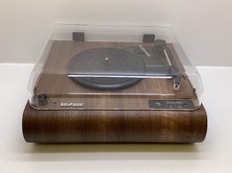 giradiscos retro spiler turntable with built-in speakers