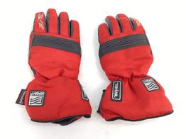 guantes motorista hunter rebel rojo