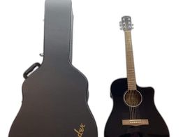 guitarra acustica fender cd-60sce + mala transporte