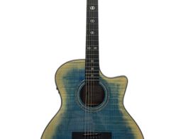 guitarra acustica harley benton eax-500tl