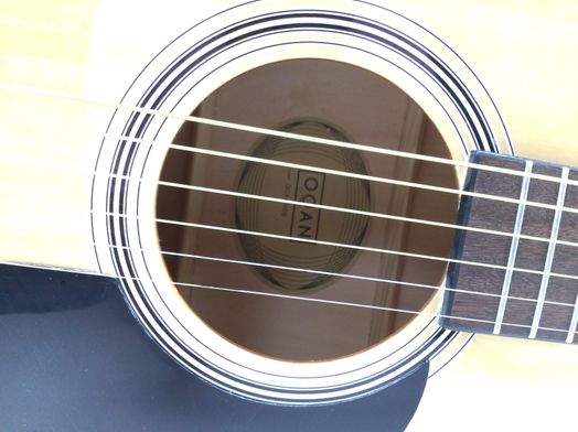 guitarra acustica oqan qga16gb