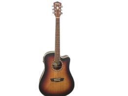 guitarra acustica washburn wd7sceatbm-w