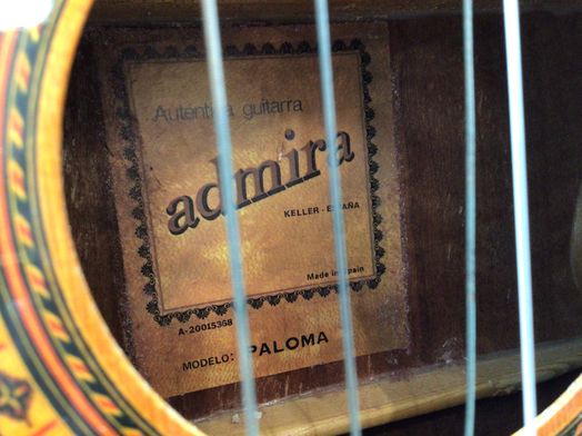 guitarra clasica admira paloma