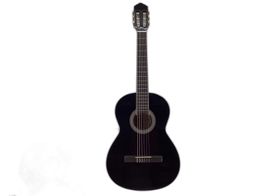 guitarra clasica navarra negra