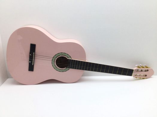 guitarra clasica xp guitars ag603pink