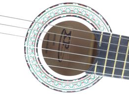 guitarra clasica xp guitars ag603pink