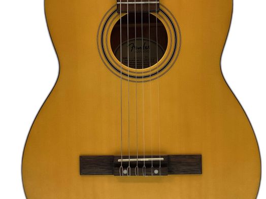 guitarra cl&aacute;ssica fender esc-110 ns