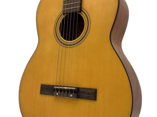 guitarra cl&aacute;ssica fender esc-110 ns