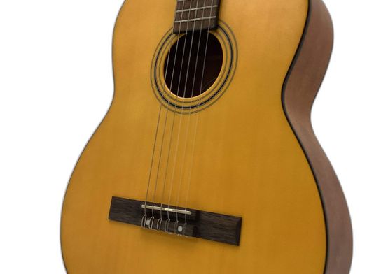 guitarra cl&aacute;ssica fender esc-110 ns