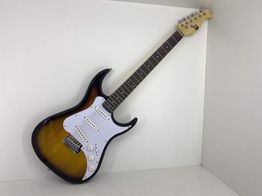 guitarra electrica axl guitars sunburst sss