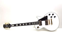 guitarra electrica epiphone les paul custom alpine white